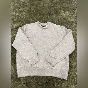 ASOS Men's Gray Crewneck Sweatshirt